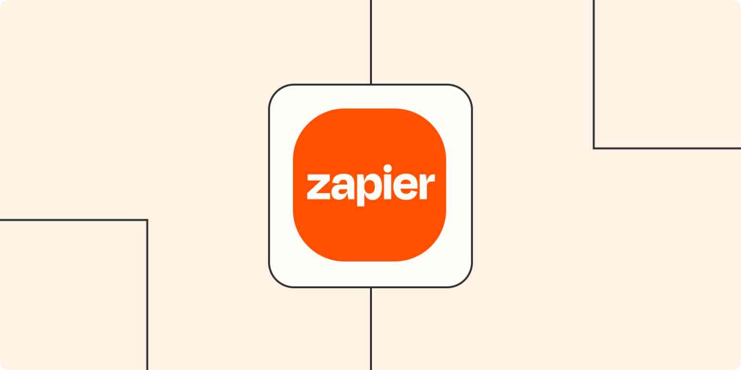 graphic with Zapier logo