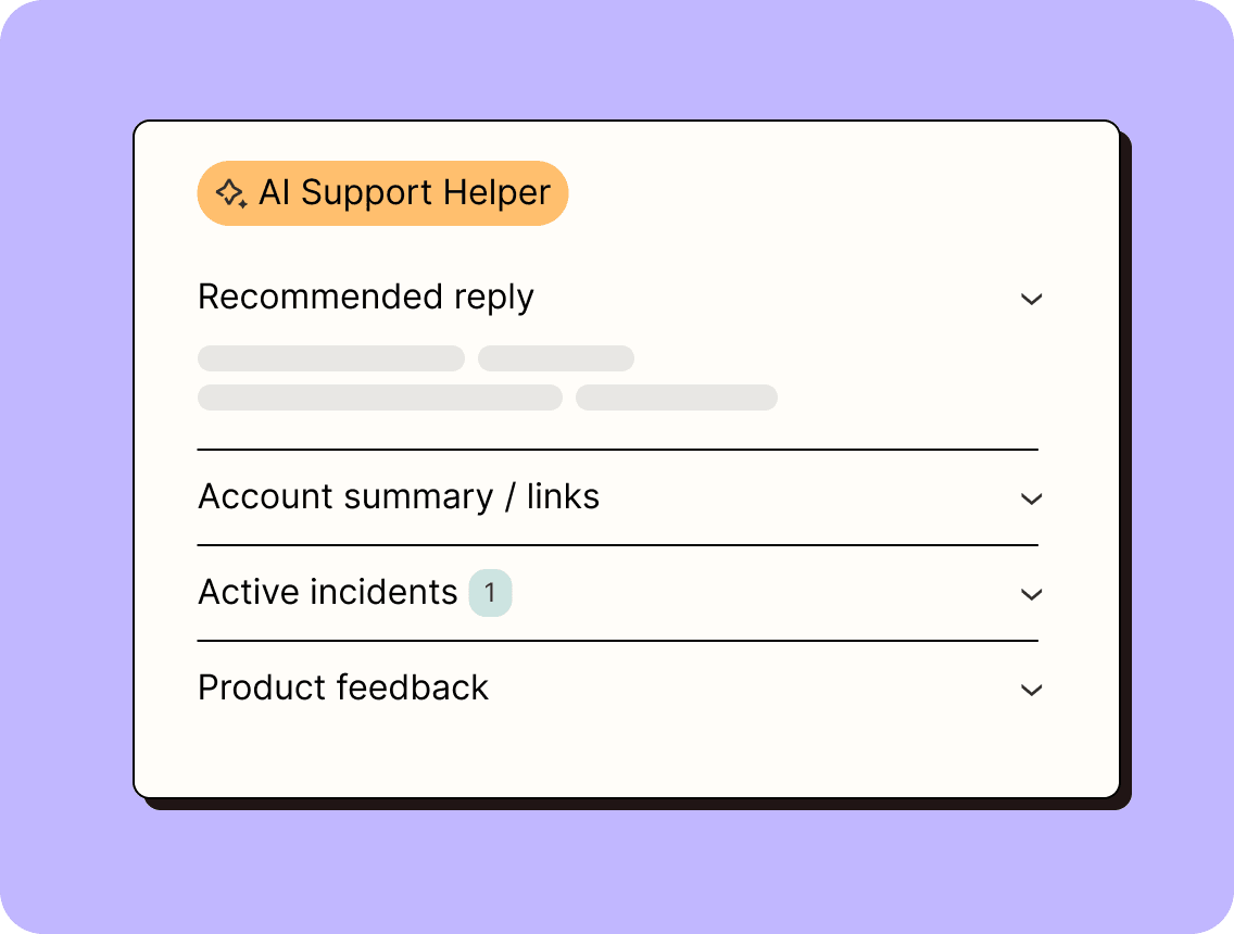 A dialog box showing how Zapier can help get valuable information to your customer service reps